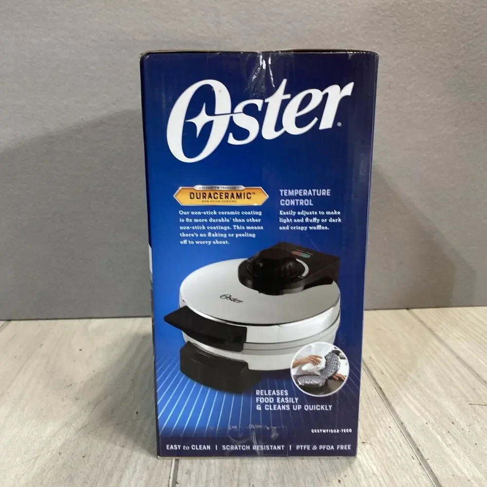 Oster Dura Ceramic Belgian Waffle Maker Stainless Steel CKSTWF1502-TECO 8